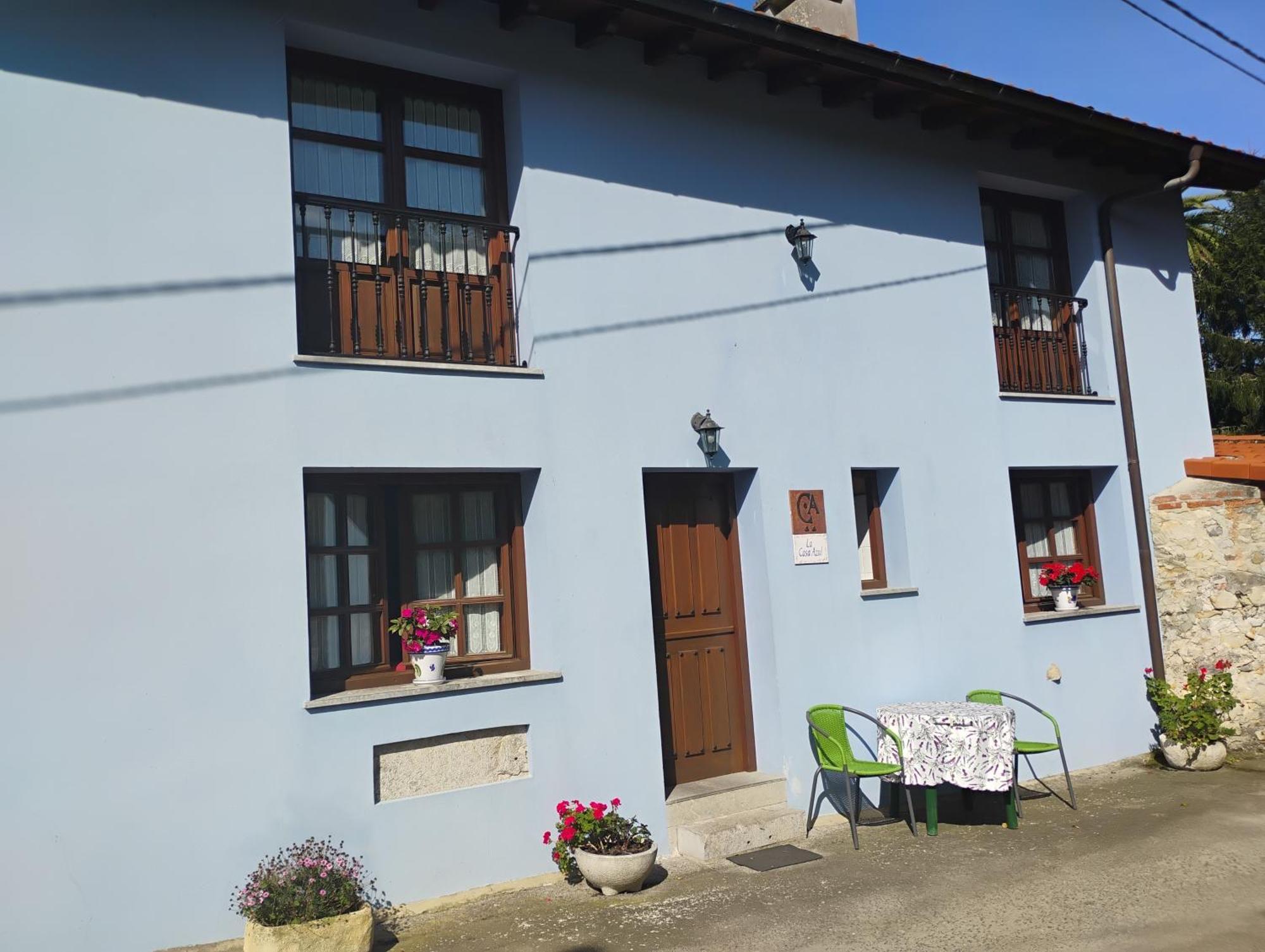 Casa Rural Casa Azul Villahormes Eksteriør bilde