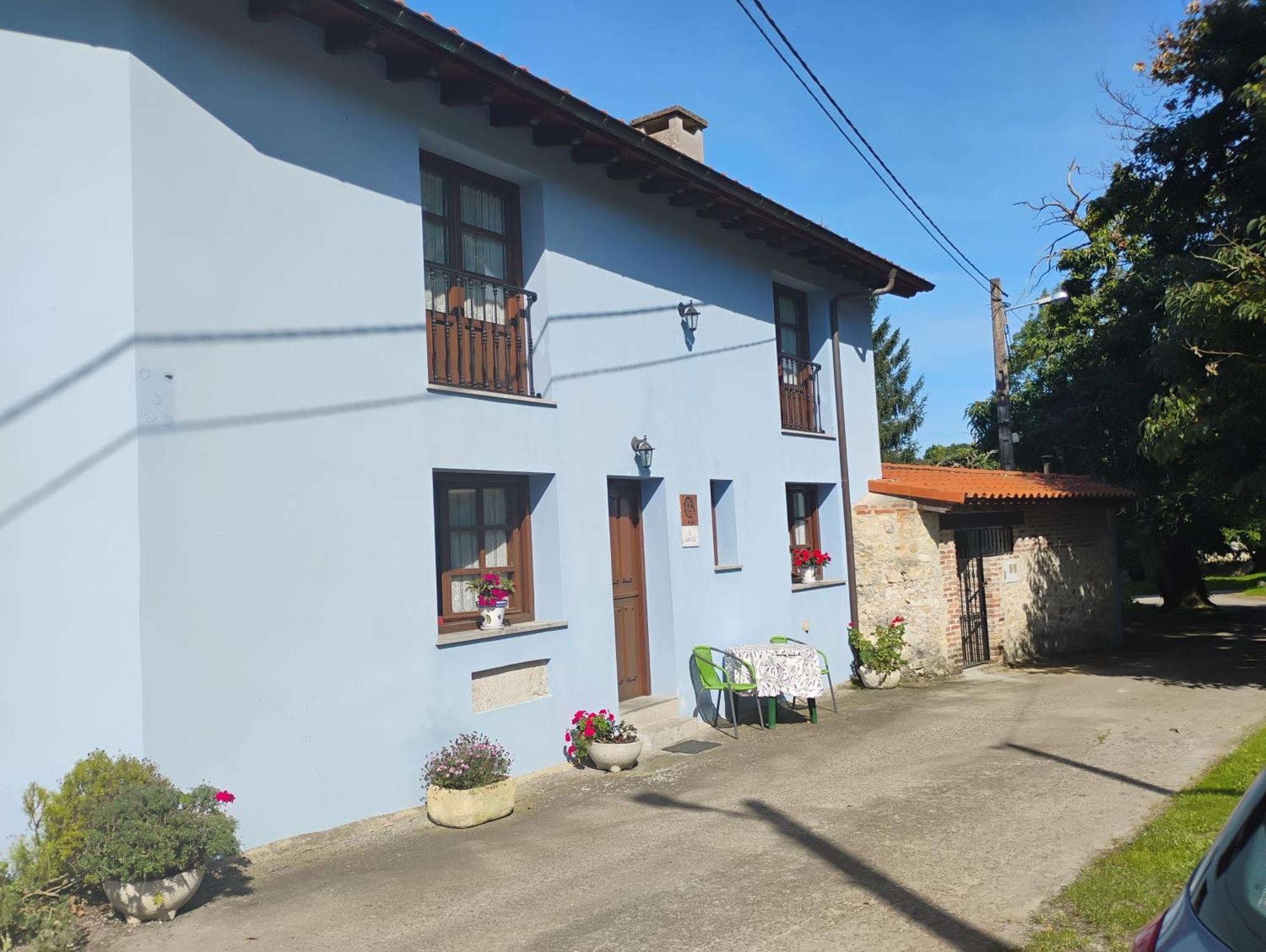Casa Rural Casa Azul Villahormes Eksteriør bilde